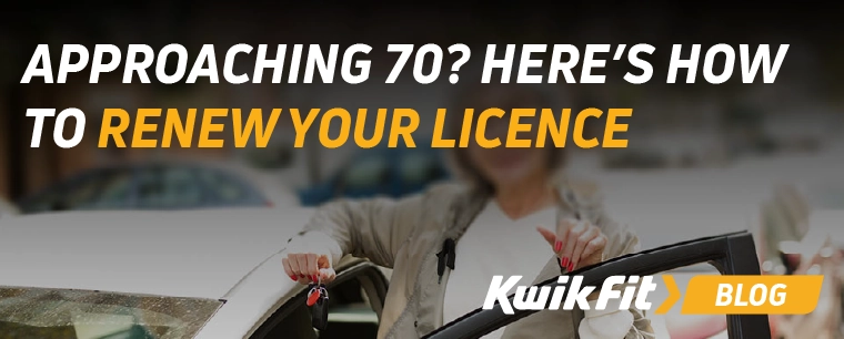 Older person in a car